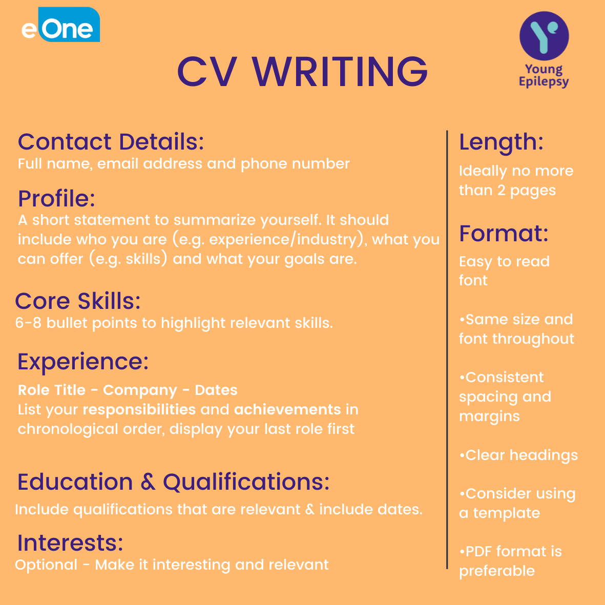 Your cv. What to write about me in CV. Apply in writing and ... A current CV to the address below.. What write on CV.
